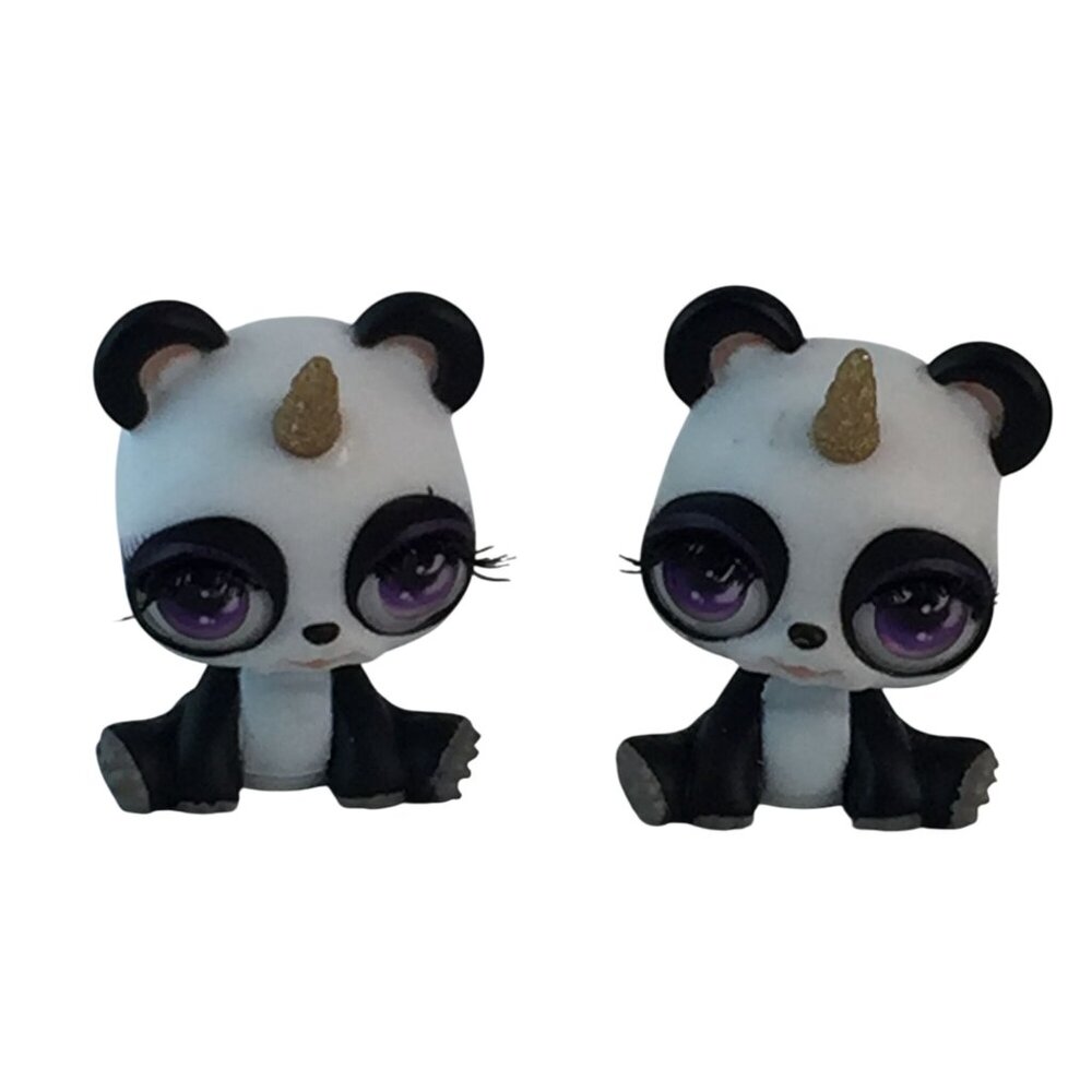 Poopsie Surprise Cutie Tooties‎ Cuddles Panda Unicorn Figures Black White RARE